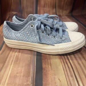 Converse Blue Weave Chucks Sneakers Size 7